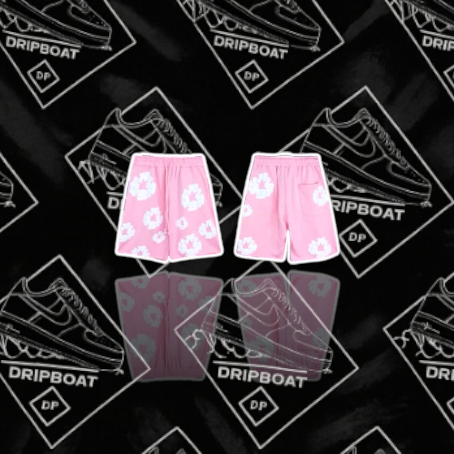 DENIM TEARS PINK SHORT
