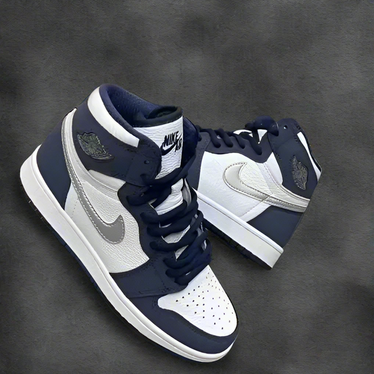 Air Jordan 1 Midnight Navy and White