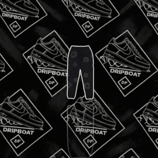 Denim Tears The Cotton Wreath Sweatpants Black On Black