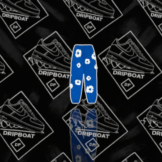 Denim Tears The Cotton Wreath Sweatpants Blue