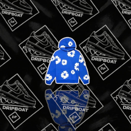 Denim Tears The Cotton Wreath Sweatshirt Blue