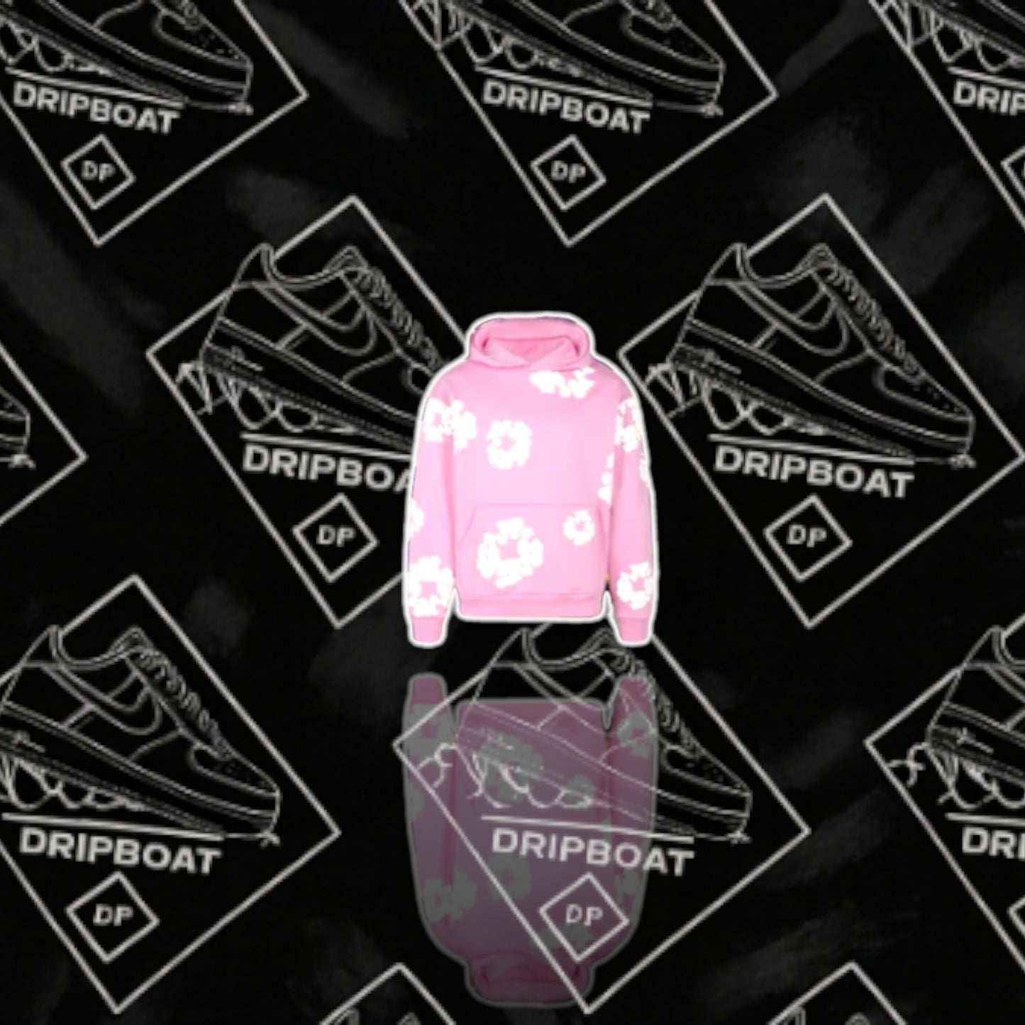 Denim Tears The Cotton Wreath Sweatshirt Pink