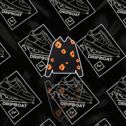 Denim Tears x Offset Wreath Hoodie Black