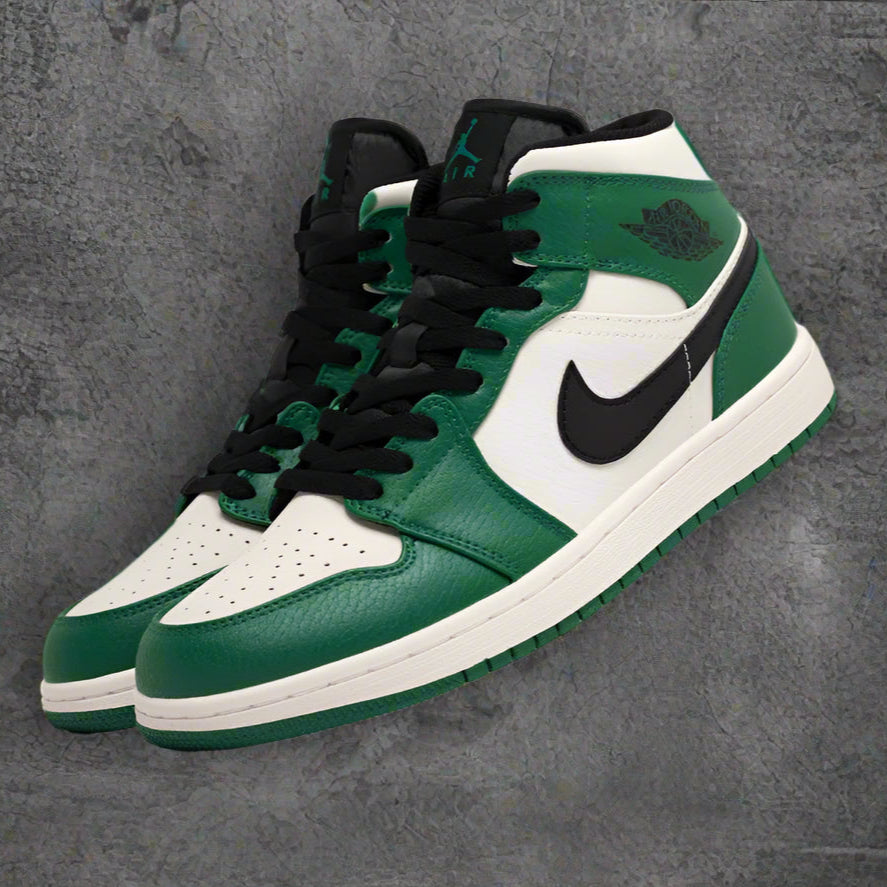 Air Jordan 1 Mid Pine Green