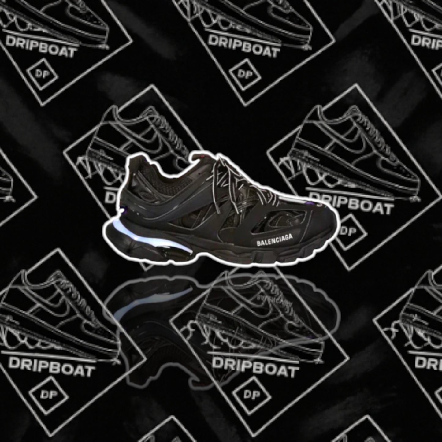 BALENCIAGA TRACK LED Black